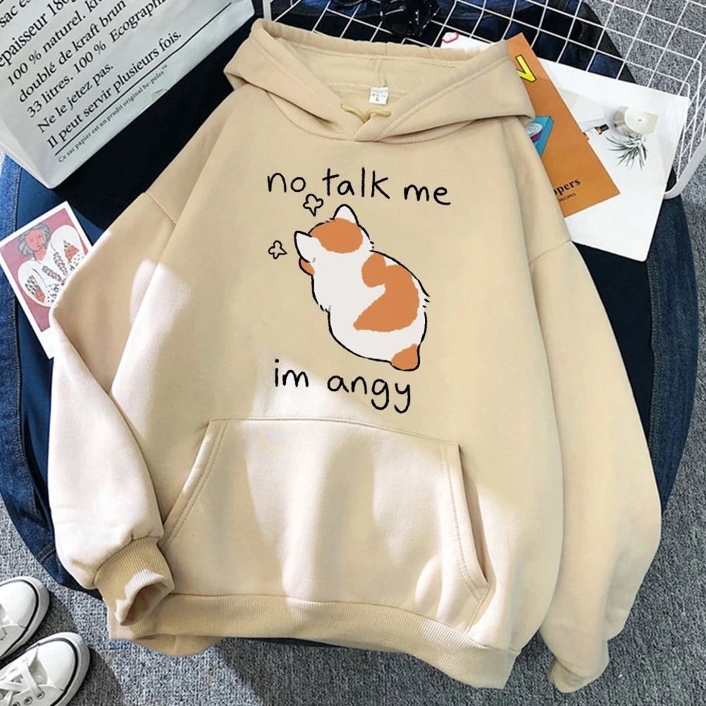 NEW! Cute Cat Crew Neck Hoodie Sweatshirt in Medium
